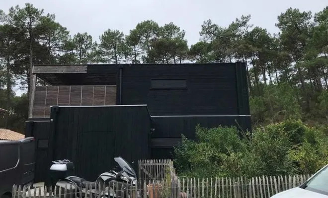 Réalisation d’une résine de pins pour protection de bardage à Carcans, Marmande, Nuan C'Vous